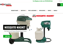 Tablet Screenshot of mosquito-trap-depot.com